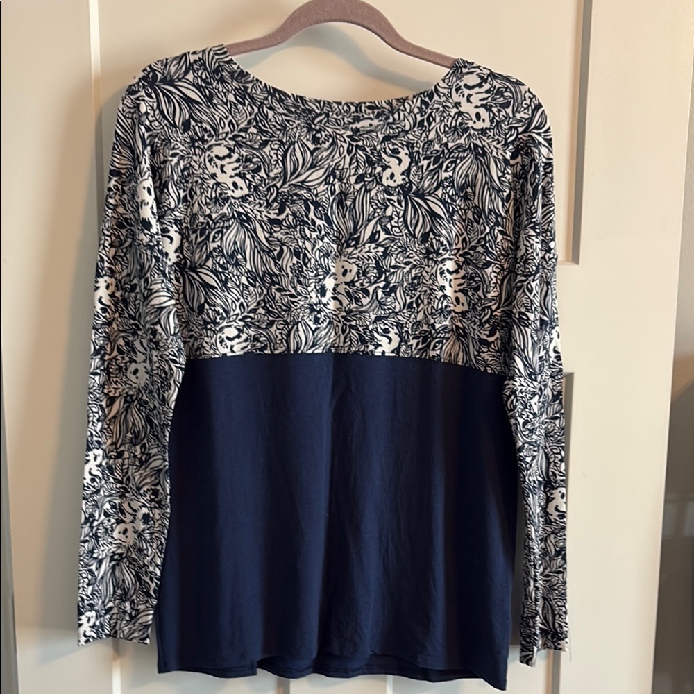 Lilly Pulitzer Finn Top NWOT Size Small